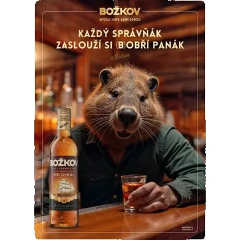 Plechová cedule Plechová cedule Božkov "Bobr"