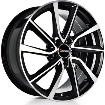 Disk Alu kola AVUS RACING AC-518 černé, leštěné čelo 8x19" 5x108 ET45 73,1