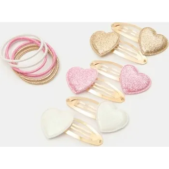 Sinsay - Sada gumiček a sponek do vlasů - vícebarevná - 8840P-MLC - 8840P-MLC-ONE