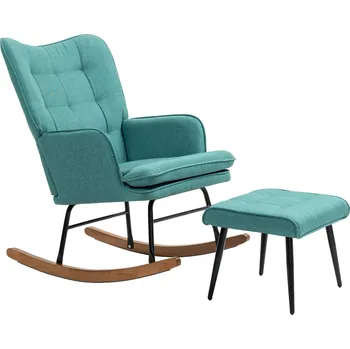 Křeslo Houpací křeslo do 130 kg | tmavě zelené