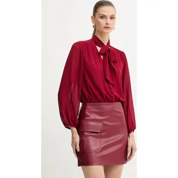 Dámské oblečení Šaty Liu Jo MF5072.E0624 burgundské 83X, vel. 34