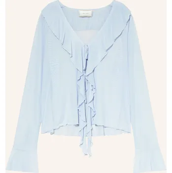 Dámská halenka Neo Noir Dámská Halenka Anika Ze Síťoviny, tmavě modrá, 36