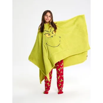 Dětská deka Sinsay - Deka s kapucí Grinch - zelená - 402GH-77X - 402GH-77X-ONE