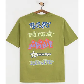 Pánské tričko RipNDip Ace (light forest) M, zelená