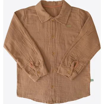kitikate MUŠELÍNOVÁ KOŠILE skořice_S10073 Velikost: 3 - 4 ROKY