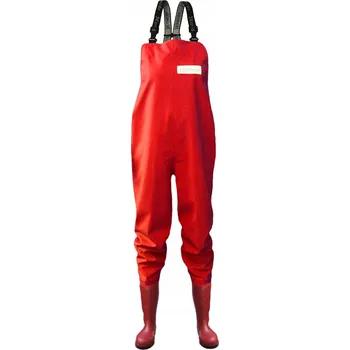 Dámské kalhoty 3Kamido Dámské brodící kalhoty červené, pro ženy s užším lýtkem, velikost 38