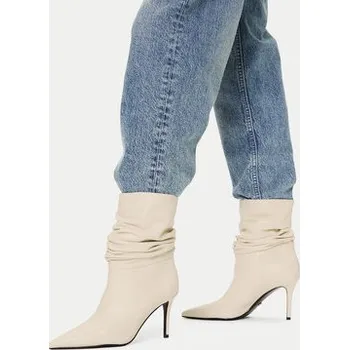 Dámské kozačky Polokozačky Gino Rossi EO-LUNA-LT681 Écru 41