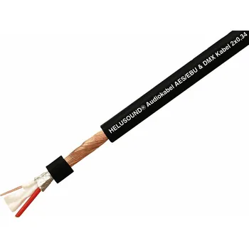 elektrický kabel Kabel 2x0,34 400032 černý