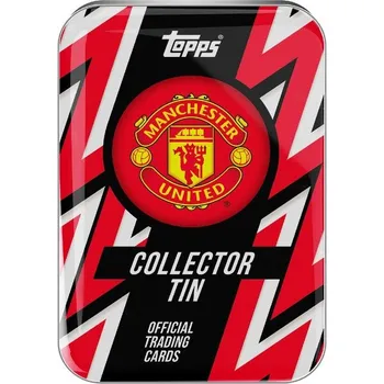 Karetní hra Fotbalové karty Topps 2025-2026 Collector Tin Manchster United
