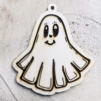 Dřevěný duch - dekorace / omalovánka