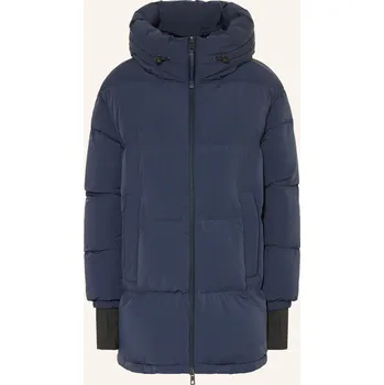 Dámský kabát Iq Studio Dámský Péřový Kabát, tmavě modrá, 36