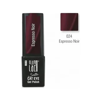 Umělé nehty GlamLac Gel lak magnetický hnědý - 024 Espresso Noir 6 ml