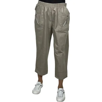 Dámské kalhoty Alica Dámské nadměrné 7/8 kalhoty ALICE Barva: Béžová, Velikost: 5XL