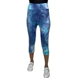 Jiaxin Dámské nadměrné sedmiosminové legíny MONIKA Barva: Modrá, Velikost: S-M