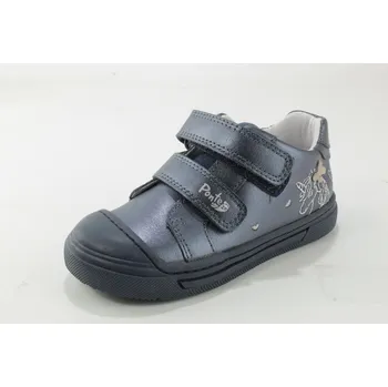 Dětská sportovní obuv Dětské kožené polobotky PONTE PPG2424AM modré zdravotní modrá 25