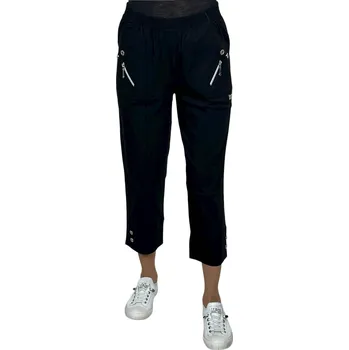 Dámské kalhoty Alica Dámské nadměrné 7/8 kalhoty ALICE Barva: Černá, Velikost: 3XL