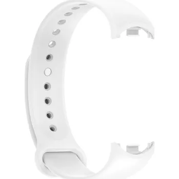 MůjMiBand.cz Základní silikonový náhradní náramek pro Xiaomi Smart Band 8, 9 a 10 Barva: bílá