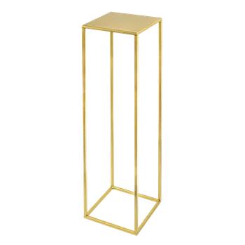 Stojan na květiny loftyourdesign Květinový stojan Evron L Barva: Zlatá