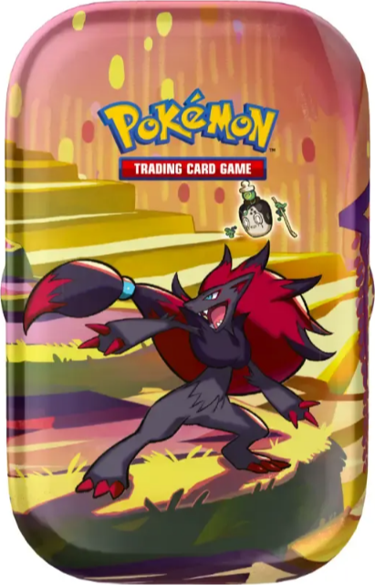 Pokémon TCG: Scarlet & Violet—Shrouded Fable – Zoroark Mini Tin