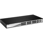 D-Link DGS-1210-28MP L2/L3 Smart+ PoE switch, 24x GbE PoE+, 4x RJ45/SFP, PoE 370W