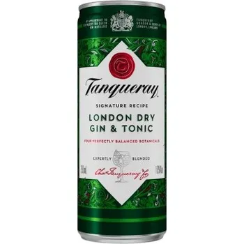 Míchaný nápoj Tanqueray Gin &Tonic RTD 0,25 L 6,5%