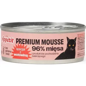 Krmivo pro kočku COMFY KRMIVO MOKRÉ KRMIVO PRO KOČKY APPETIT PREMIUM 96% MASA KONZERVА 85G