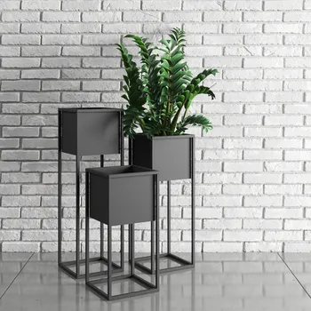 Květináč loftyourdesign Květináč Monaco L Barva: Černá