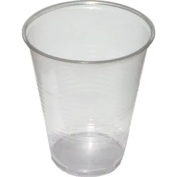 Jednorázové nádobí Kelímek (PP) průhledný O95mm 0,3L [50 ks]