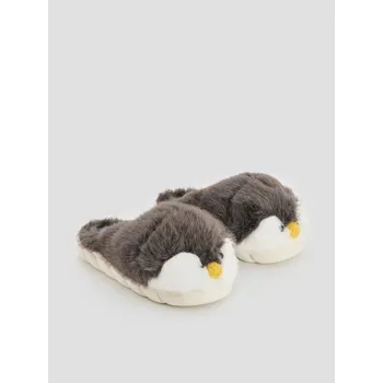 Dámský kabát Papuče z umělé kožešiny - S - House - vícebarevná - 430HB-MLC