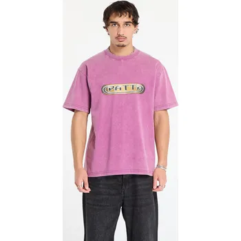 Pánské tričko Tričko Patta Gilded Acid Washed T-Shirt UNISEX Boysenberry XS