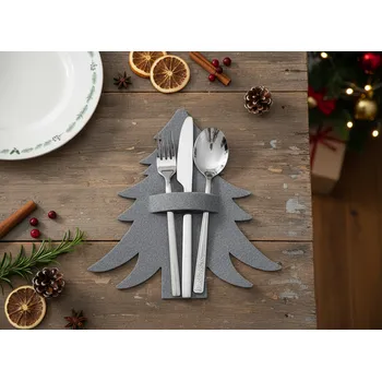 prostírání HOMLA LORRE 835914 23 cm 1 ks šedá