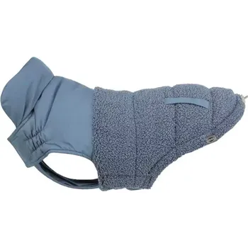 Obleček pro psa TRIXIE Zimní vesta AJOU s kožíškem, modrá
