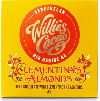 Čokoláda Willie’s Cacao Clementina’s Almonds