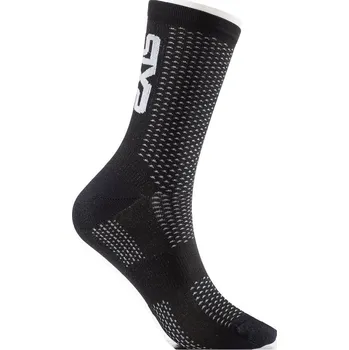 Pánské ponožky SIXS ponožky SHORT LOGO V2 black/white - 44-47