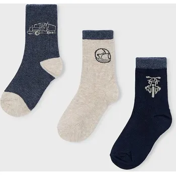 Dětské ponožky Mayoral 3-pack modrá barva, 10050 10050.5J.Mini.9BYA 95X, vel. 27/31