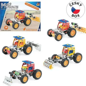 Díl pro stavebnice Stavebnice Malý mechanik-Traktor s nástrojem 4 druhy, 28x20cm