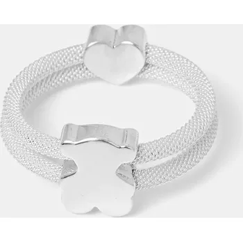 Prsten Prstýnek Tous ICON MESH 1004500414 stříbrná SLV, vel. 14