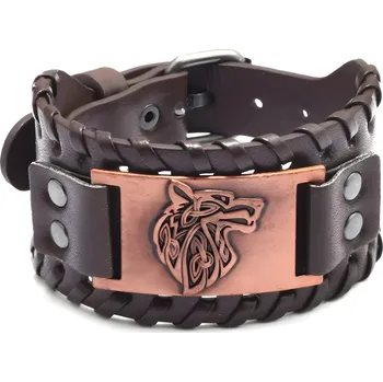 Náramek IZMAEL Náramek ET 34342 Wolf/Hnědá KP34342