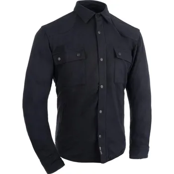 Moto bunda Košile KICKBACK 3.0, OXFORD (černá) 5XL