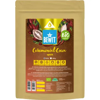 Míchaný nápoj Bewit Ceremoniální kakao Spirit, BIO 1000 g (Radost, Inspirace, Naplnění )