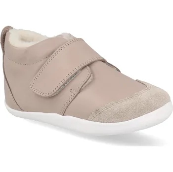 Dívčí zimní obuv Barefoot dětské zimní capáčky Bobux - Rover Arctic Taupe béžové Velikost: 22