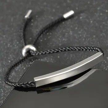 Náramek IZMAEL Náramek HO 19842 Černá/Stříbrná KP19842