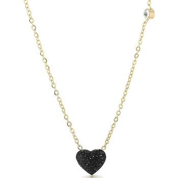 Náhrdelník IZMAEL Náhrdelník ZU 20686 Zlatá/Černá KP20686