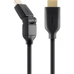 Belkin Dual Swivel HDMI kabel – 2 m Černá