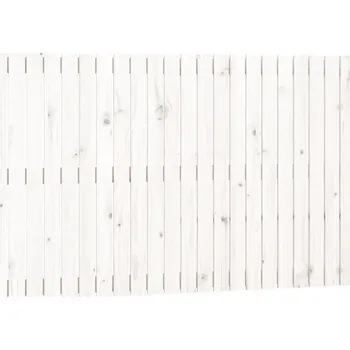 Čelo postele z borovicového dřeva bílé 140x90cm