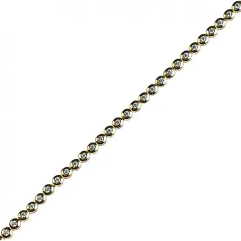 Náramek Couple, Decentní náramek Shauna ve žlutém zlatě, délka 18 cm, 585-14-5-0840.0Z00.0.18.001.34