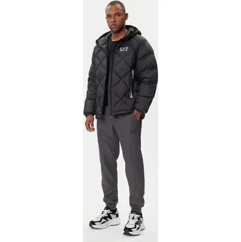 Dámská větrovka EA7 Emporio Armani Vatovaná bunda 7M001001 AF15923 UC001 Černá Modern Fit L