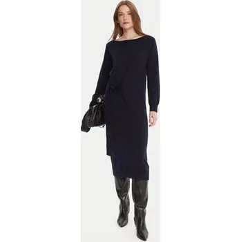 Dámské šaty Gaudi Úpletové šaty 521FD13001 Tmavomodrá Relaxed Fit M