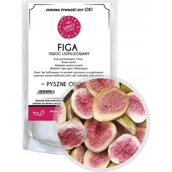 Sušená potravina Liofilizované fíky půlky lahodné ovoce 500g - mrazem sušené ovoce