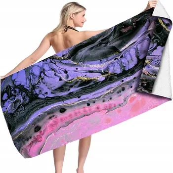 Plážová osuška EVENA 140 cm z mikrovlákna